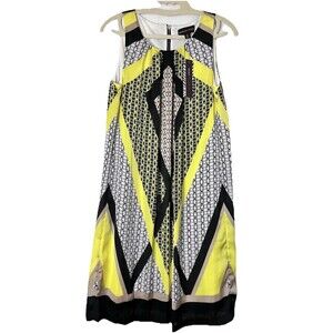 Dana Buchman Geometric Sleeveless Shift Dress Women’s Size M Multicolor NWT